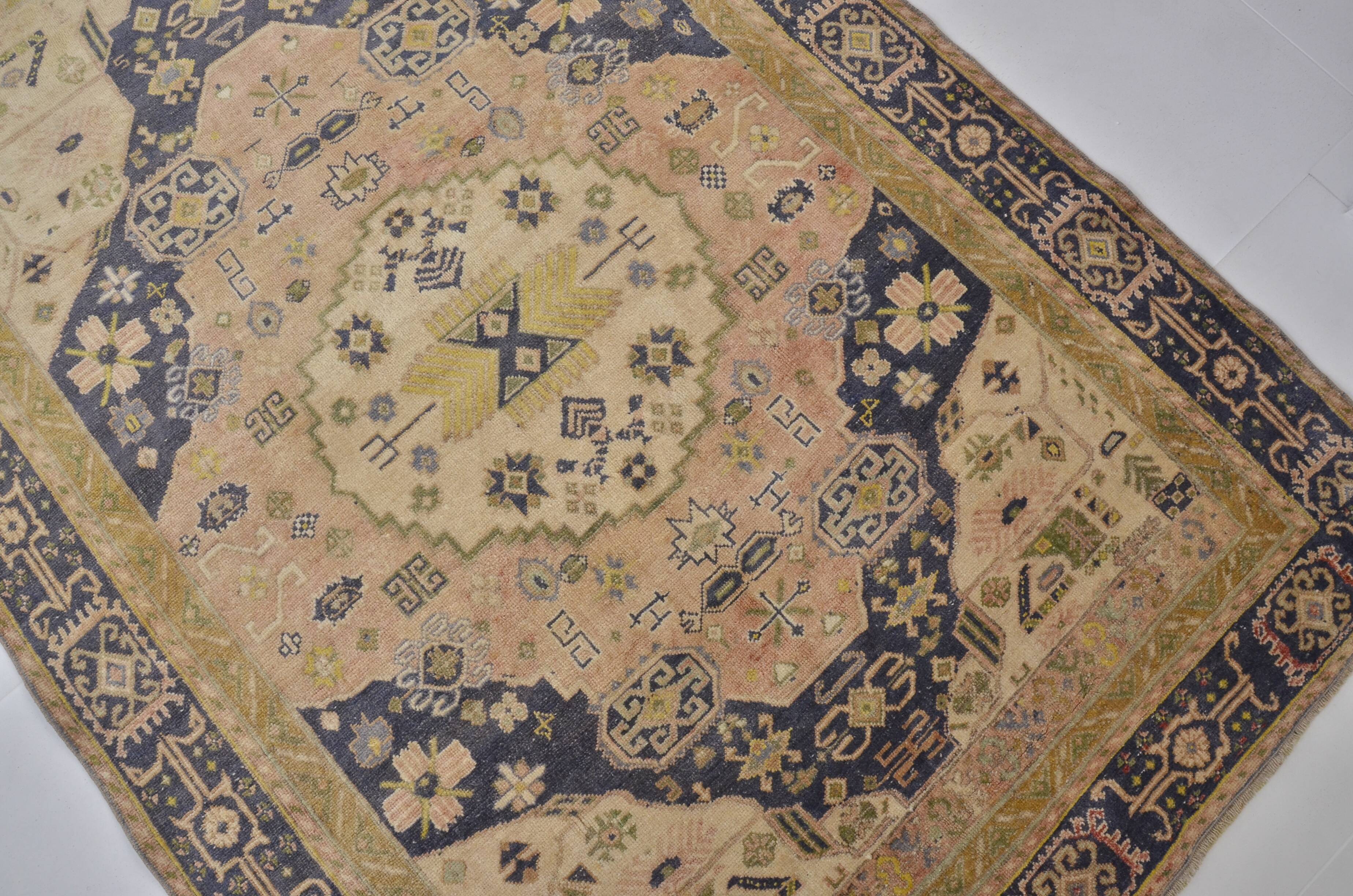 Oushak Bohemian Vintage Tribal Rug sku1436