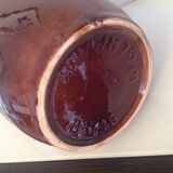 Vase vintage orange and Brown Fat Lava Scheurich