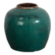 Vase rond vert ancien (c.1820) #28