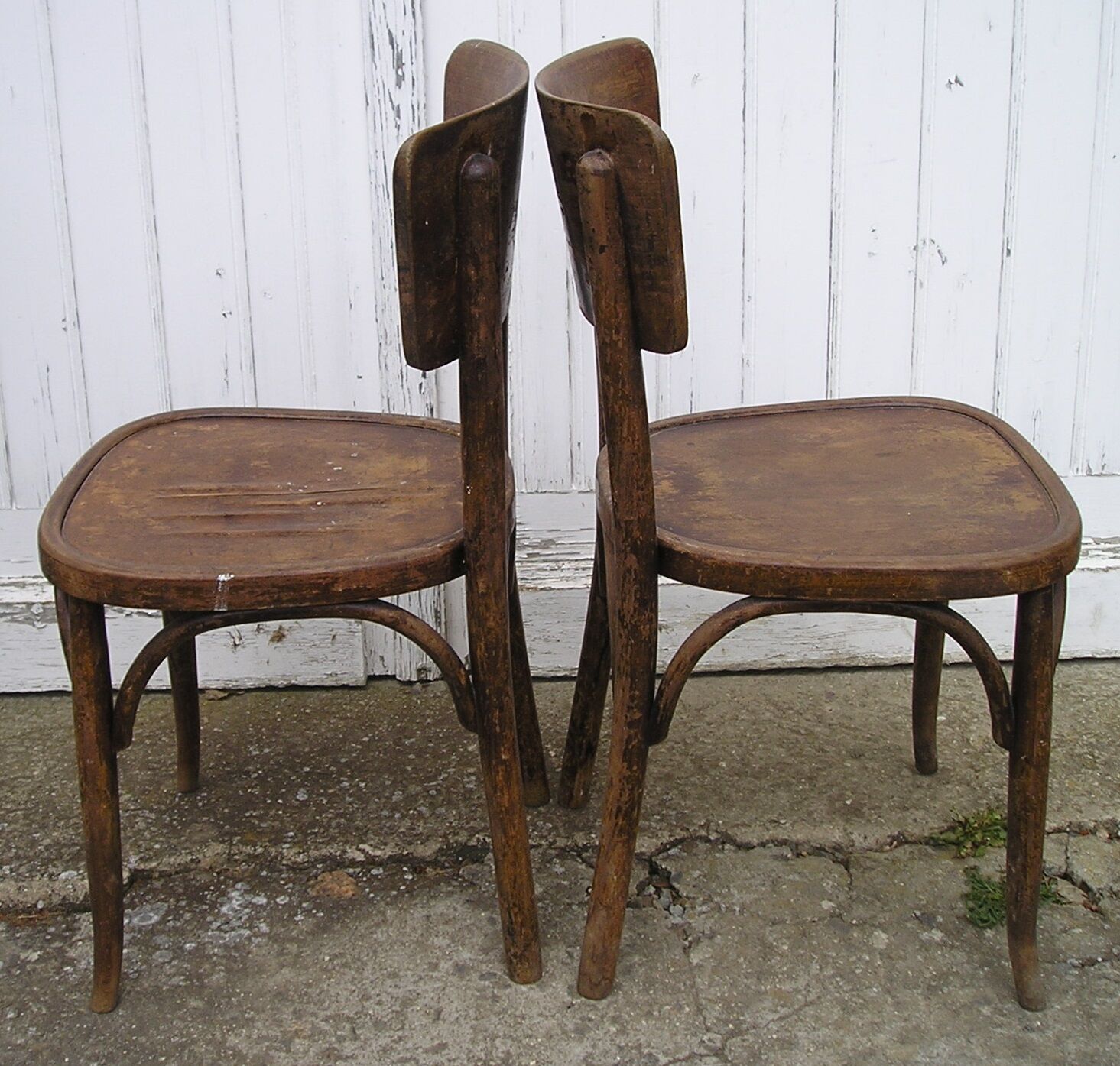 Pair of Mahieu bistro chairs