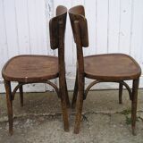 Pair of Mahieu bistro chairs