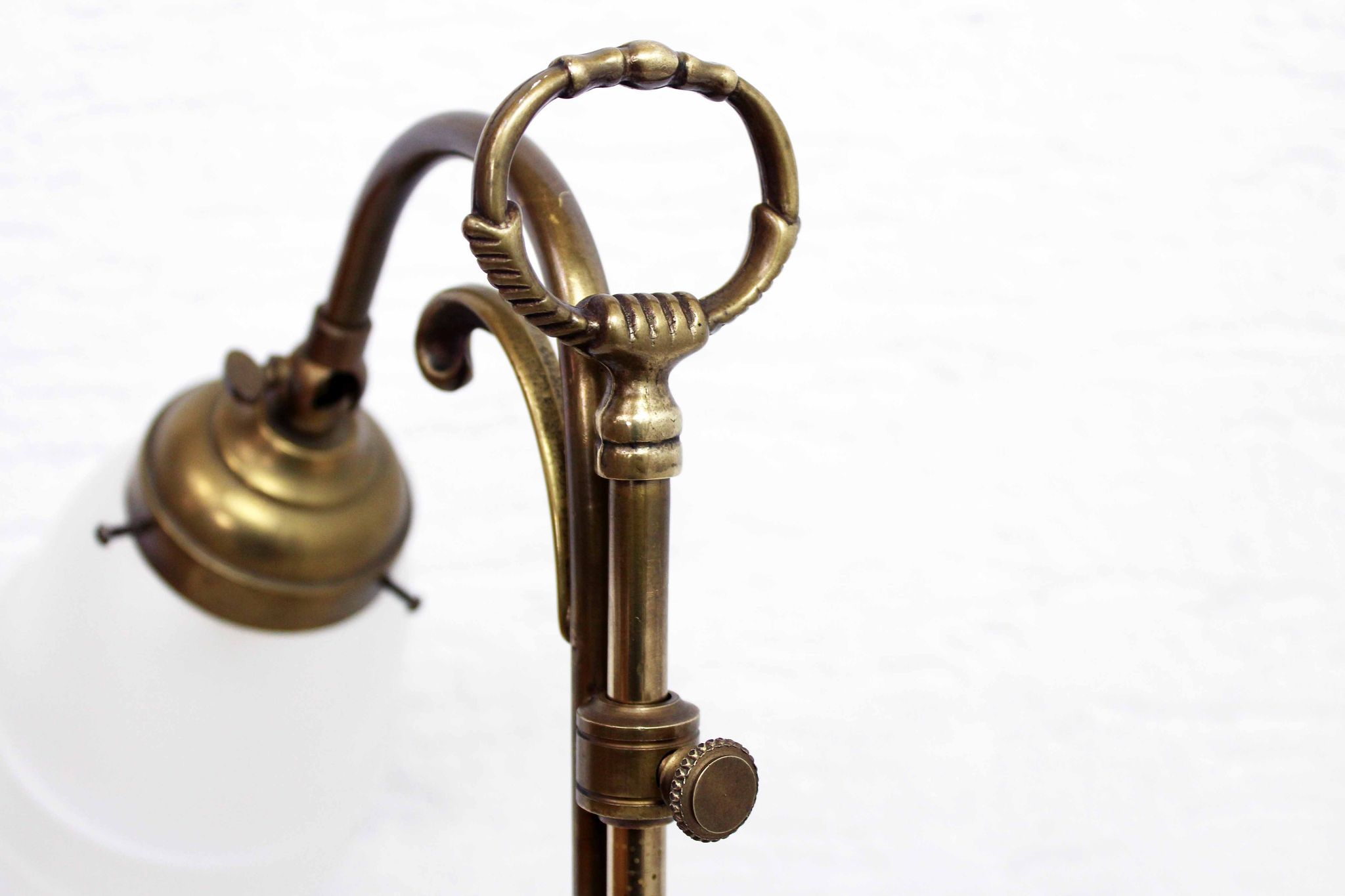 Ancienne lampe de bureau col de cygne