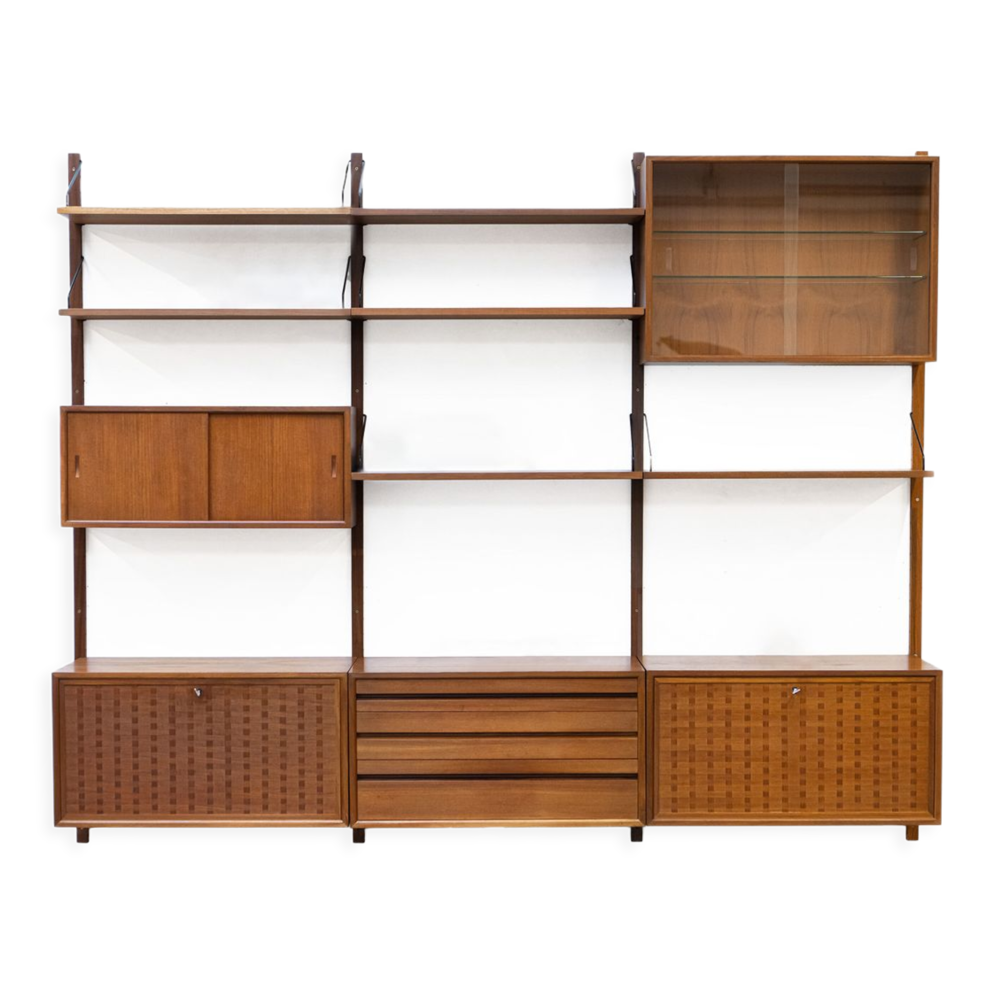 Scandinavian Wall Unit by Poul Cadovius for Royal System, 1960s