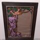 Vintage screen-printed advertising mirror