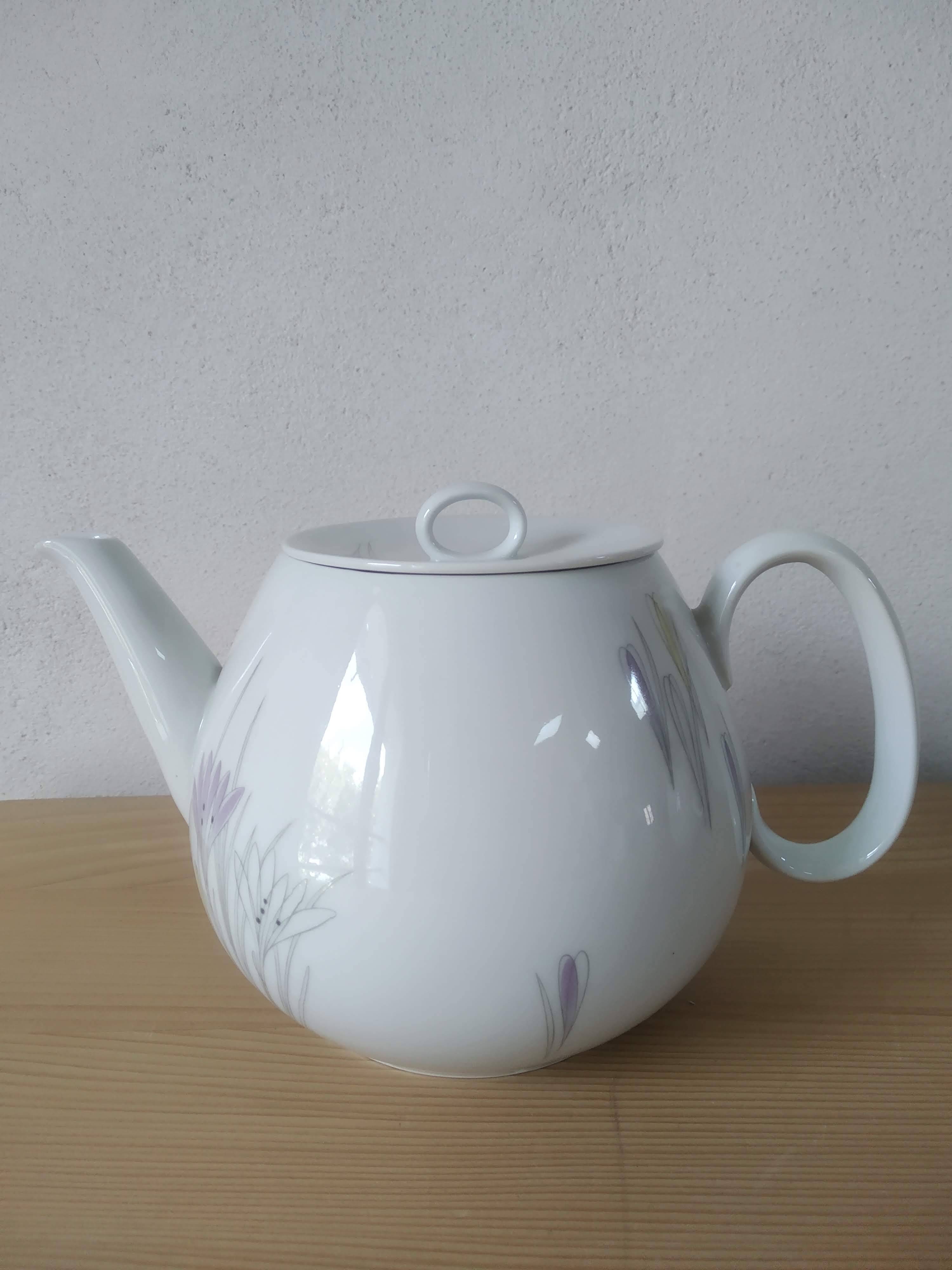 Théière et crémier Thomas Rosenthal modèle Crocus  Vintage