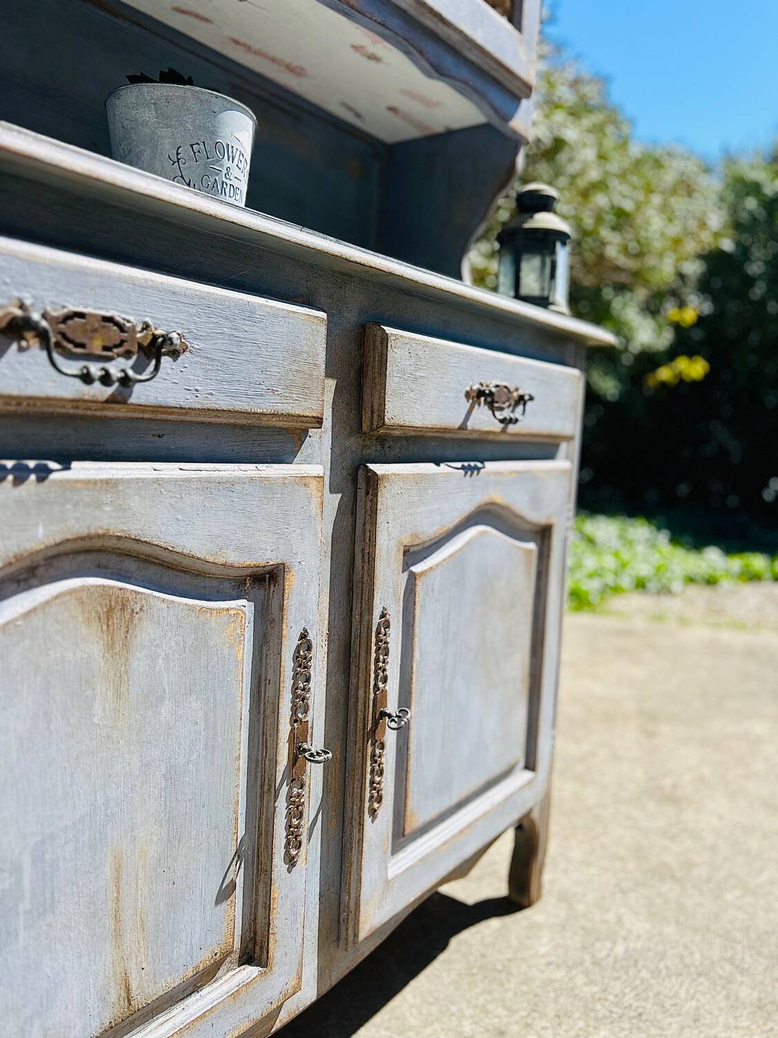 Patinated sideboard