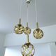 Large Mid Century  Bubble Glass Pendant Light