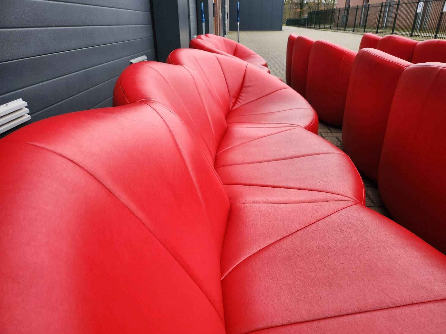 Ligne Roset - (6) pumpkin 3-seater sofa by Pierre Paulin