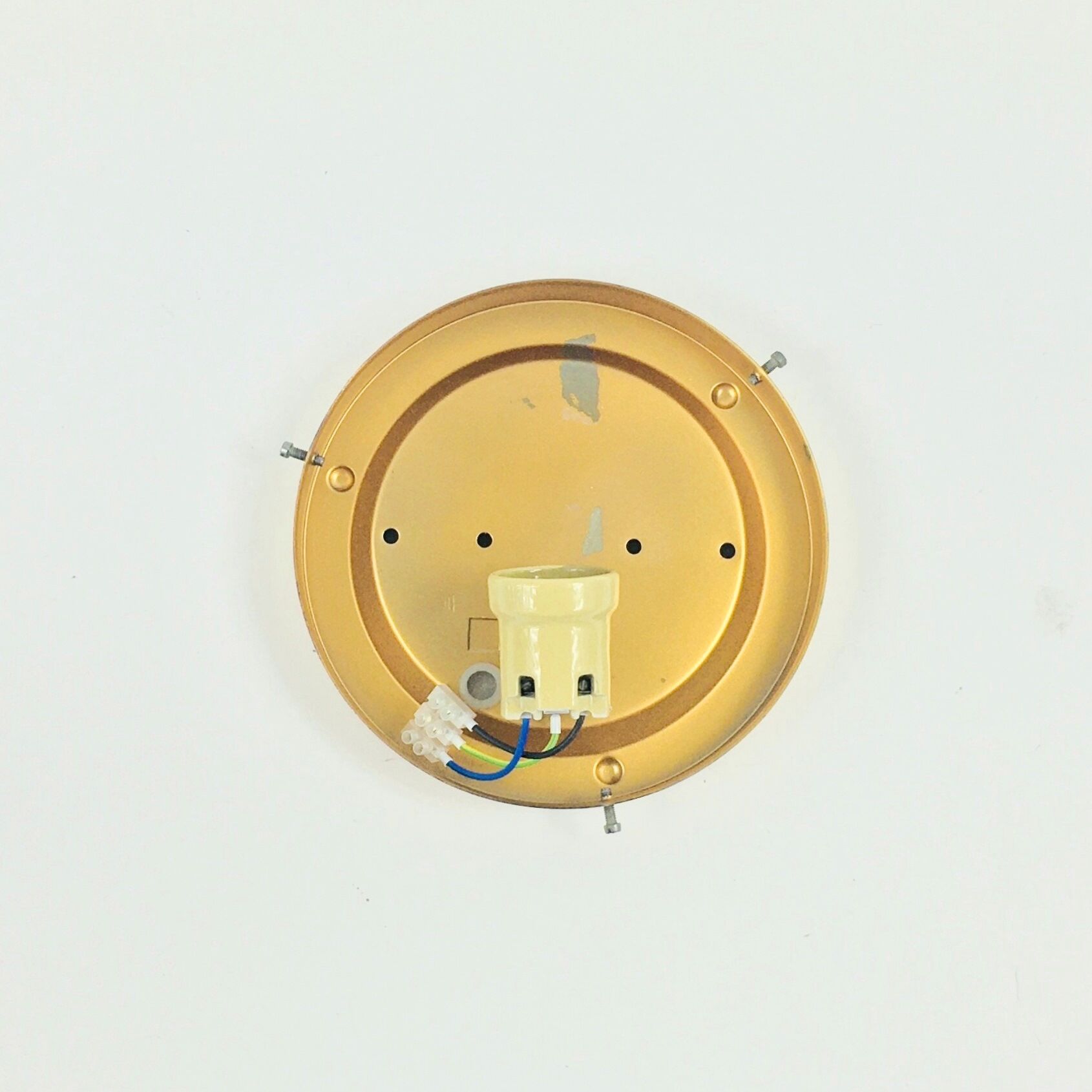 Mid Century Bubble Glass Ceiling Light H.Tynell For Limburg, Germany, 60s