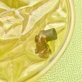 Art deco washbasin ceiling lamp, frosted glass satin