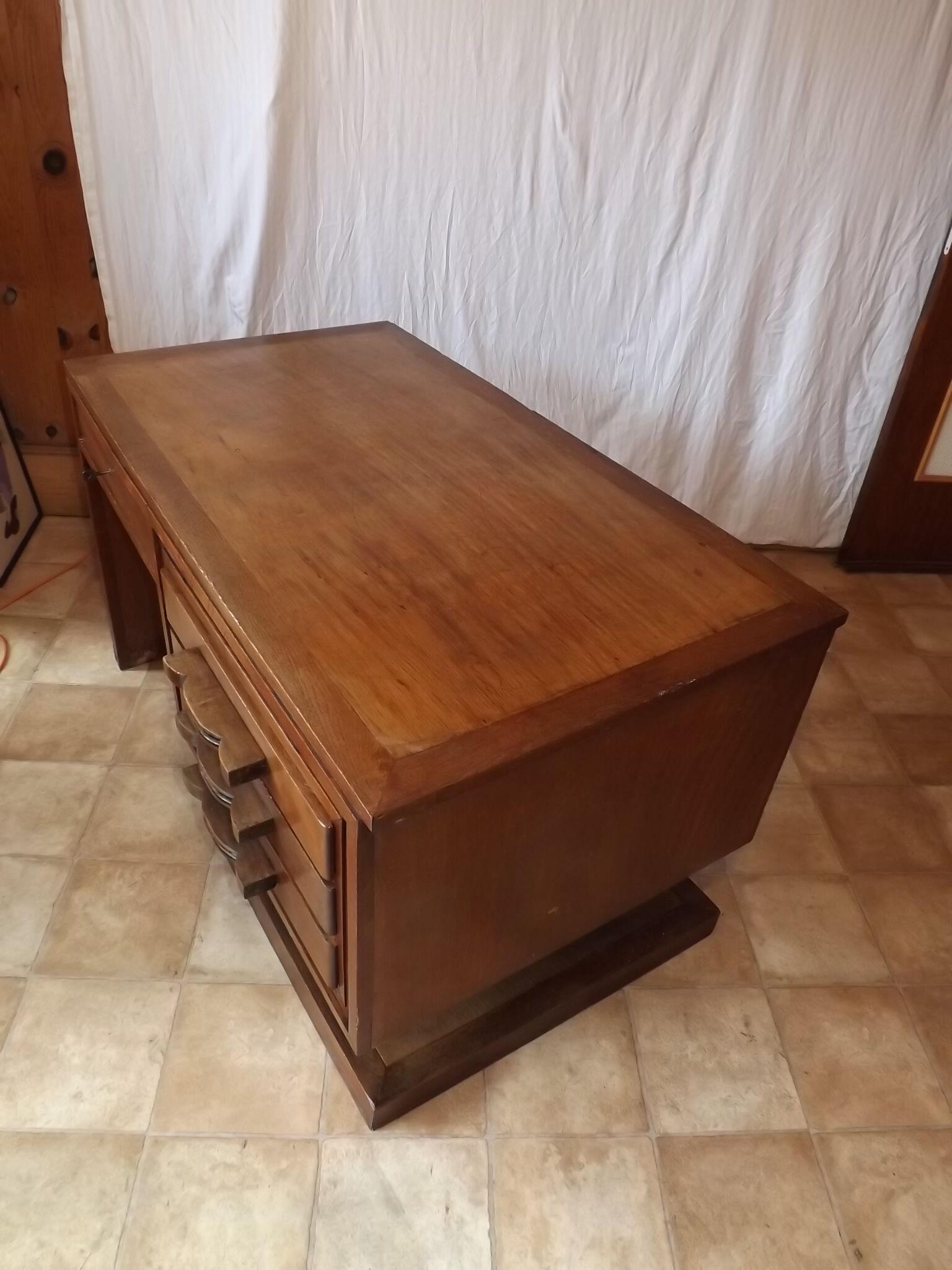 Desk oak art deco 1940