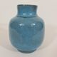Vase émaillée Bleu de Jacques et Dani Ruelland 1960s