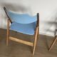 2 vintage folding chairs by Egon Eiermann