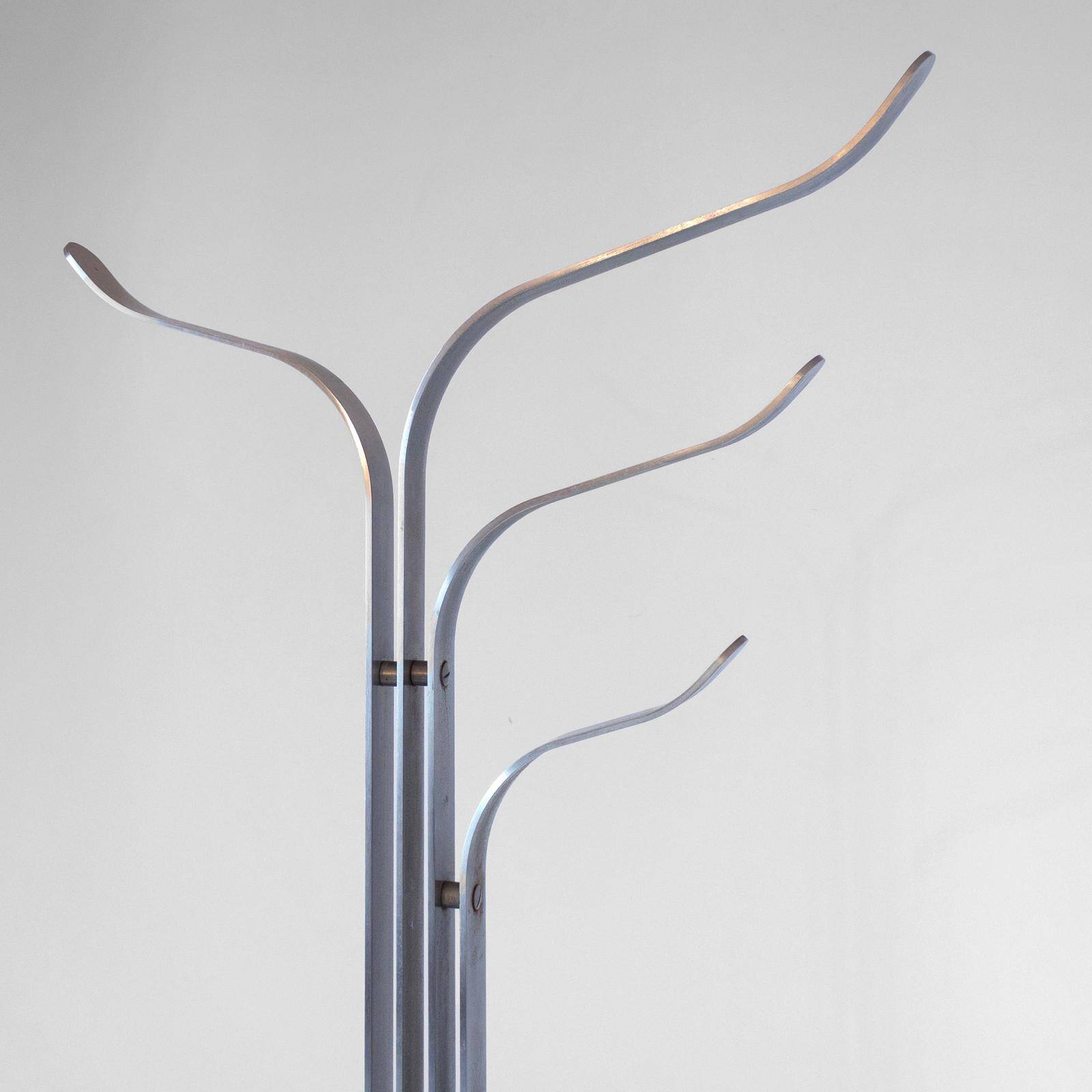 Midcentury modern sculptural Italian coat rack, Acerbis design