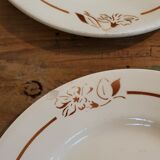 Set of 6 plates HBCM France