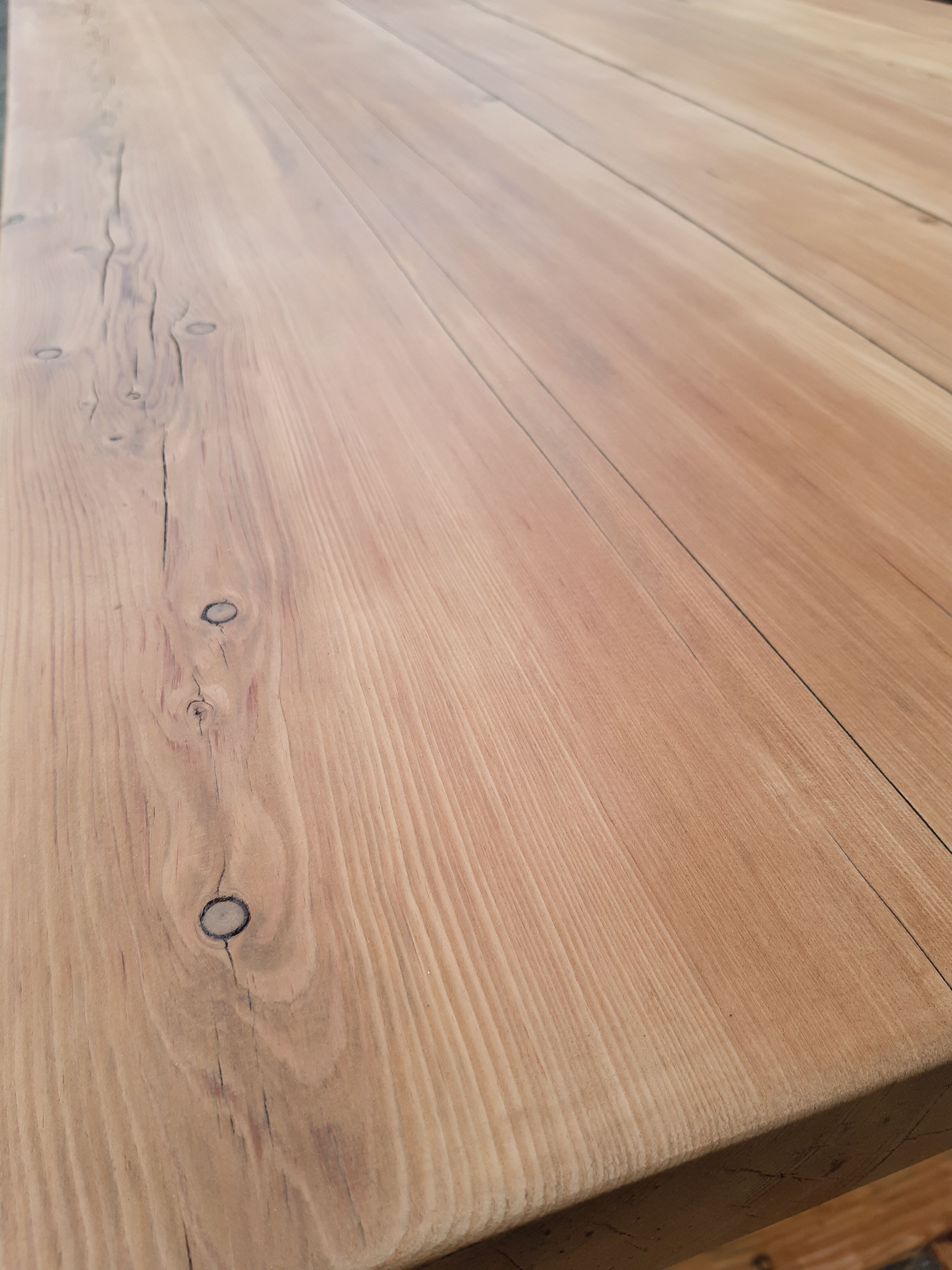 Restored old farmhouse table