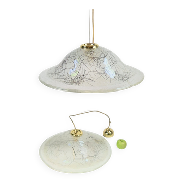 Suspensions en verre de Murano vintage de Kaiser-Leuchten, années 1960, ensemble de 2