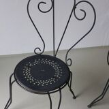 Wrought iron garden dining set | 1950s | France