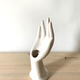Ceramic hand vase