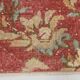 2x7 Vintage Burgundy Cream Turkish Runner Rug, 80x214Cm
