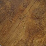 Square dining room/office table from the 19th century, baroque, Danish cabinetmaker.