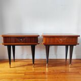 Pair of vintage bedside tables 1965