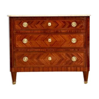 Chest of drawers Louis XVI Epoque XIXeme