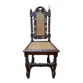 Antique turned wood chair