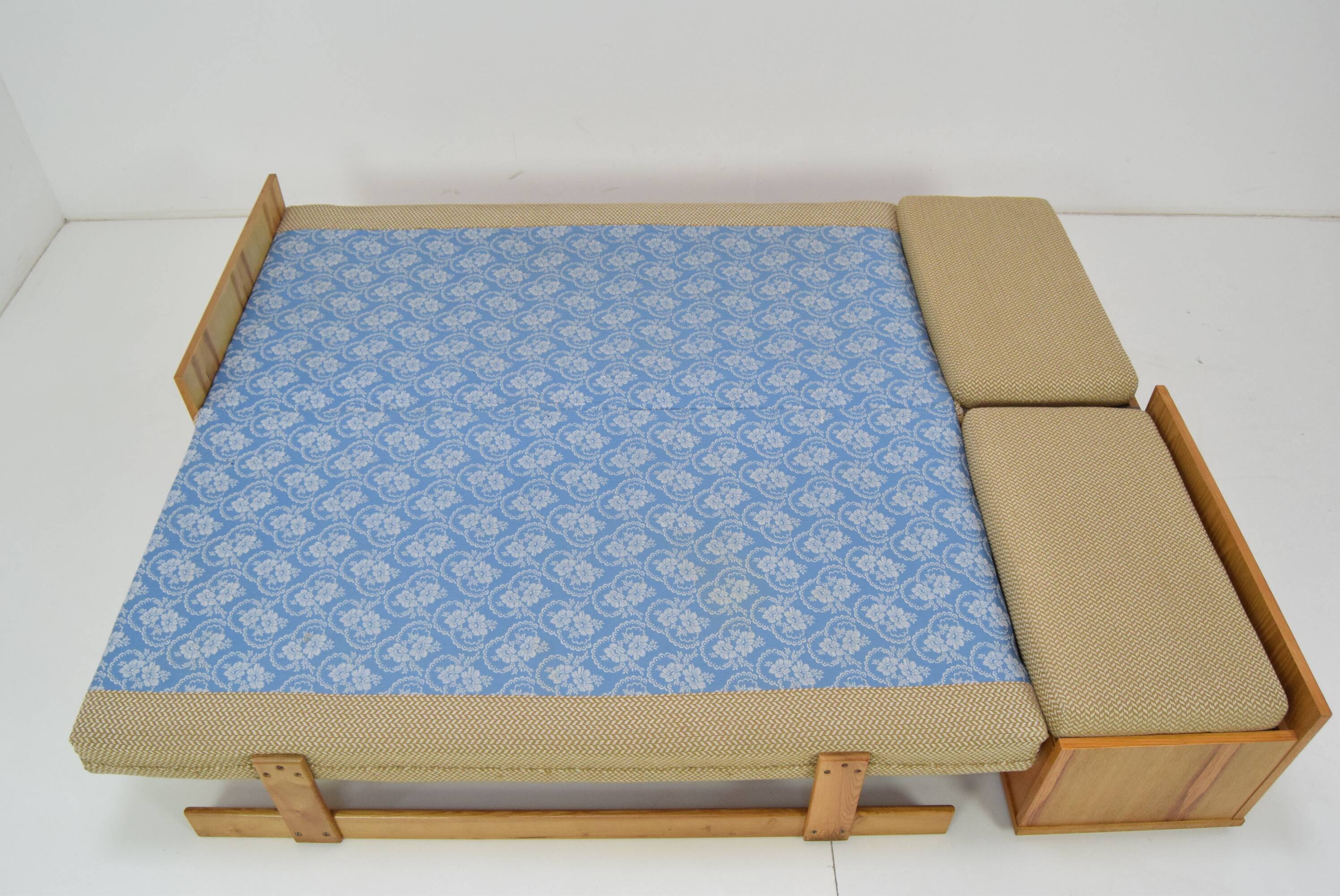 Mid-century Sofa or Daybed by Drevotvar/1970's.