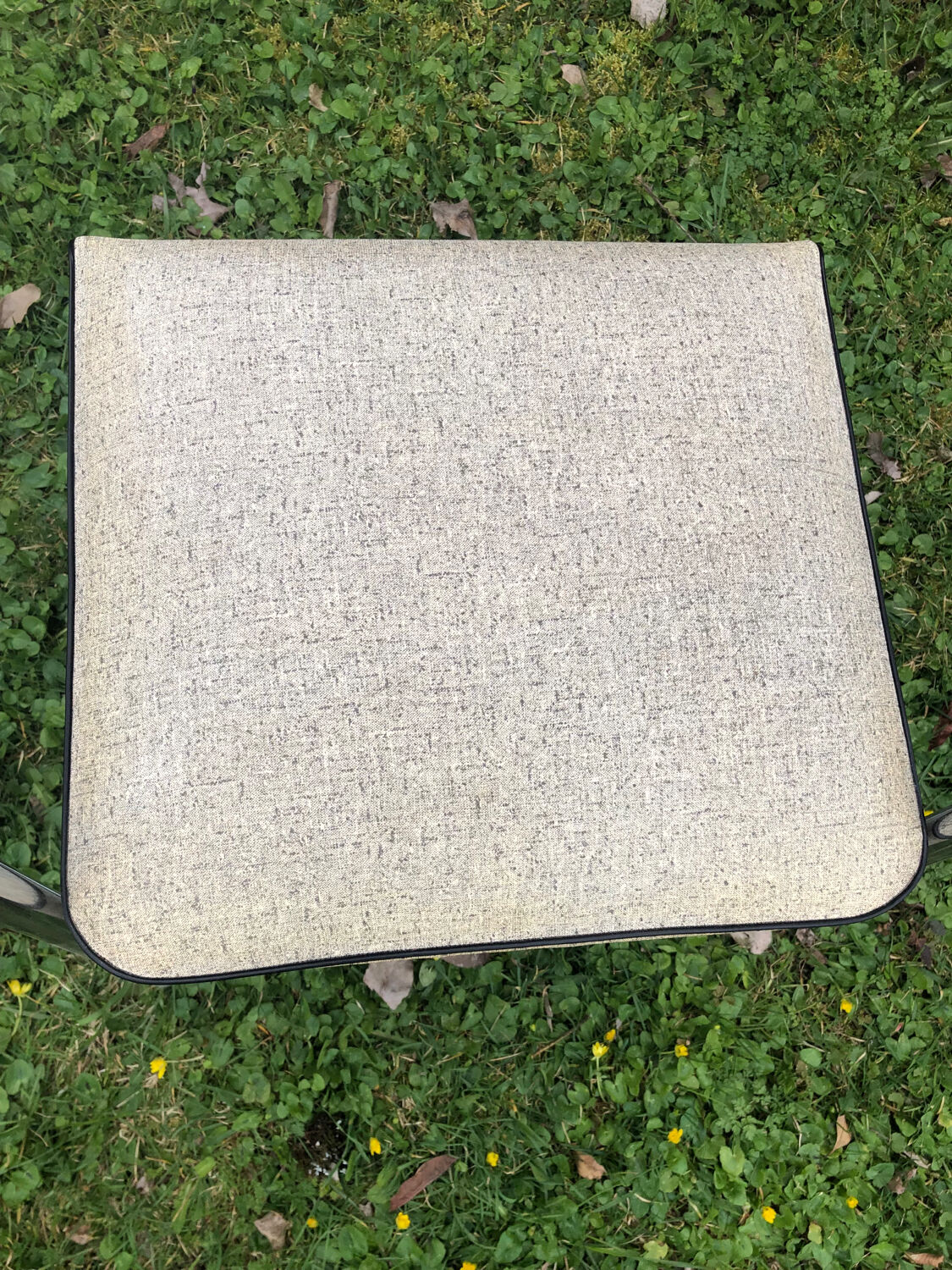 Leatherette office armchair