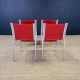 Set of 4 FPE chairs by Ron Arad for Kartell 2000s Italy