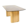Table dining room vintage by Alain Delon for House Jansen