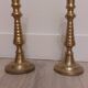 Paire de bougeoirs marocains en cuivre