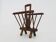 1950s Brutalist Wooden Magazine Rack