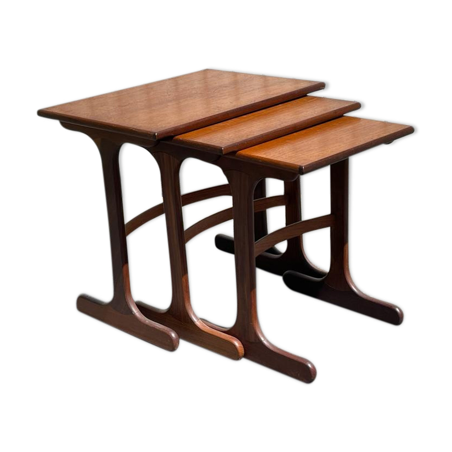 Scandinavian trundle tables G-plan