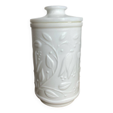 Pot à onguent en opaline blanche, 1970