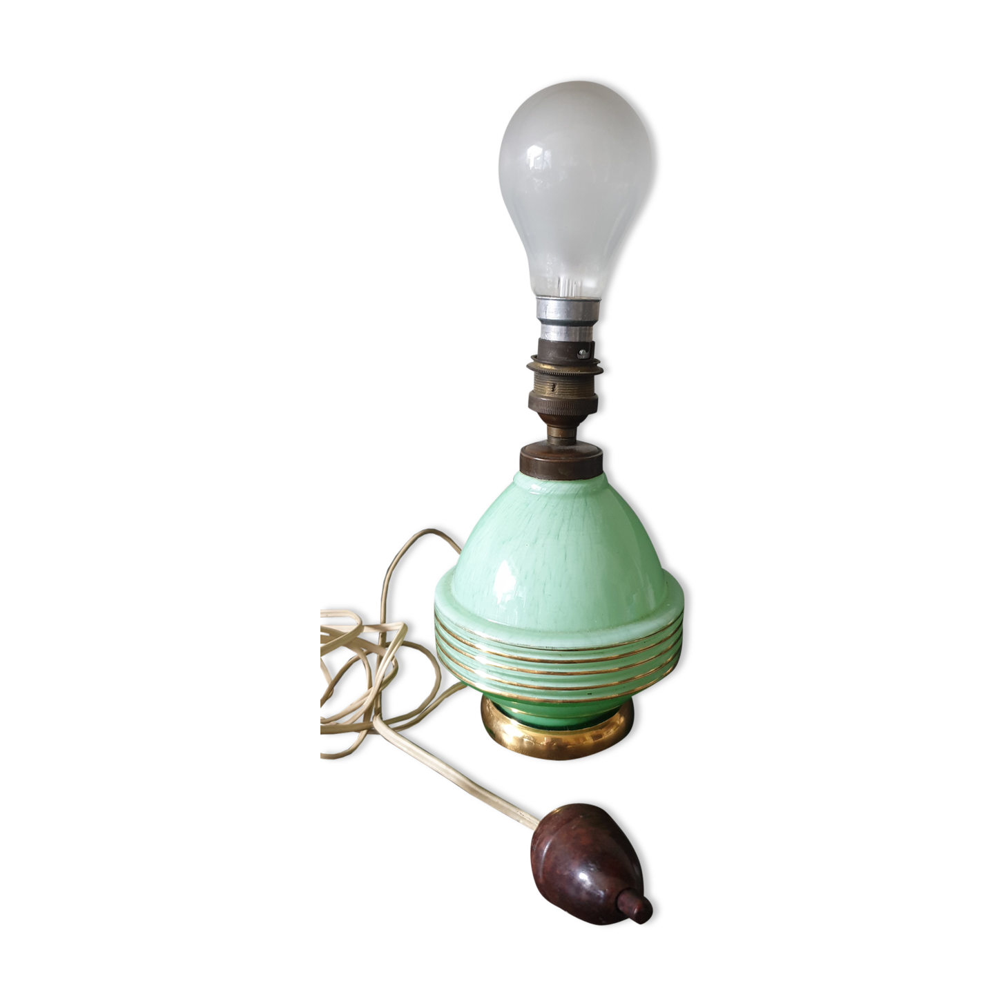Vintage opaline lamp