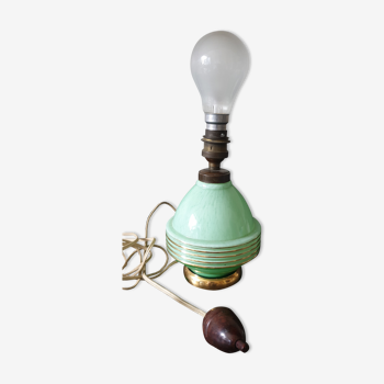 Vintage opaline lamp