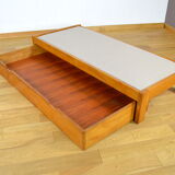 Pierre Chapo bed in elm 1970-1980