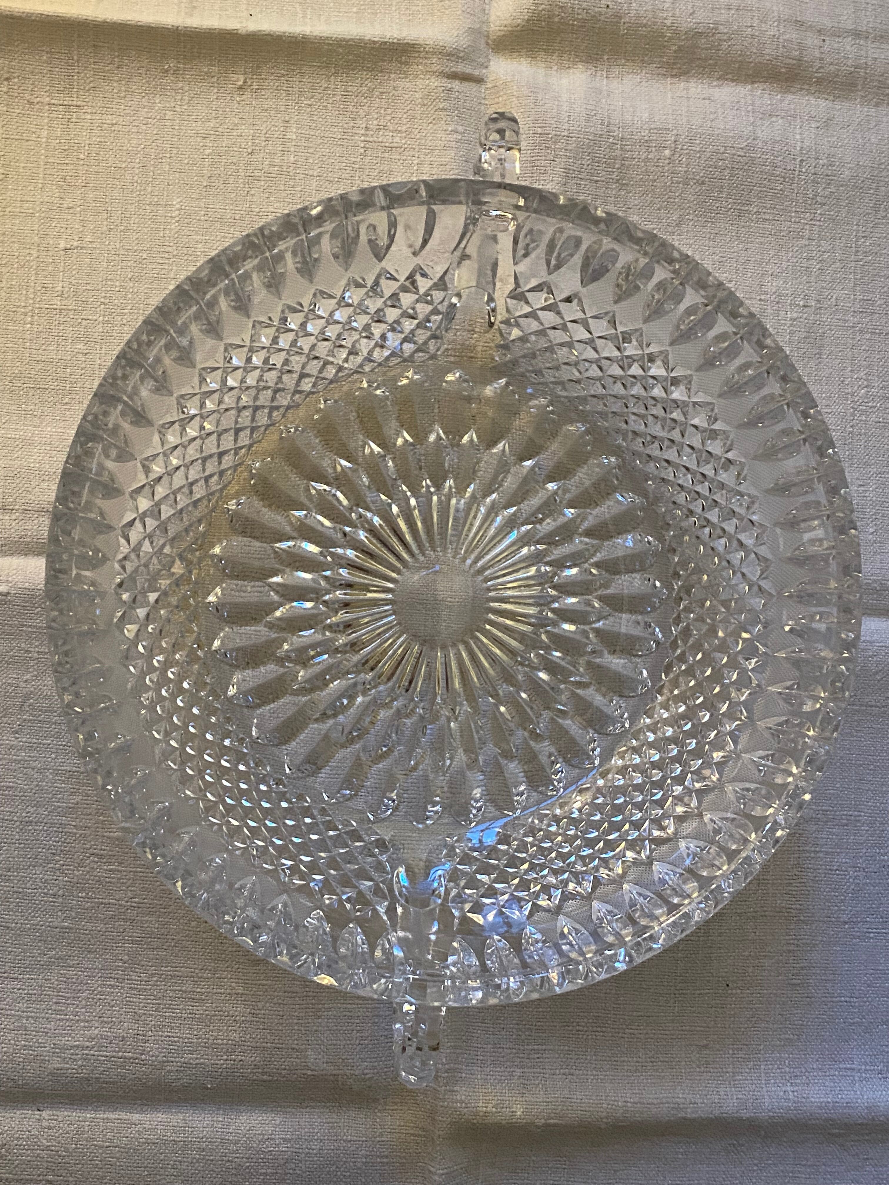 Cut crystal bowl Circa 1950