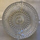 Saladier en cristal taillé circa 1950
