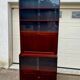Vintage bar desk library display cabinet secretary with floors