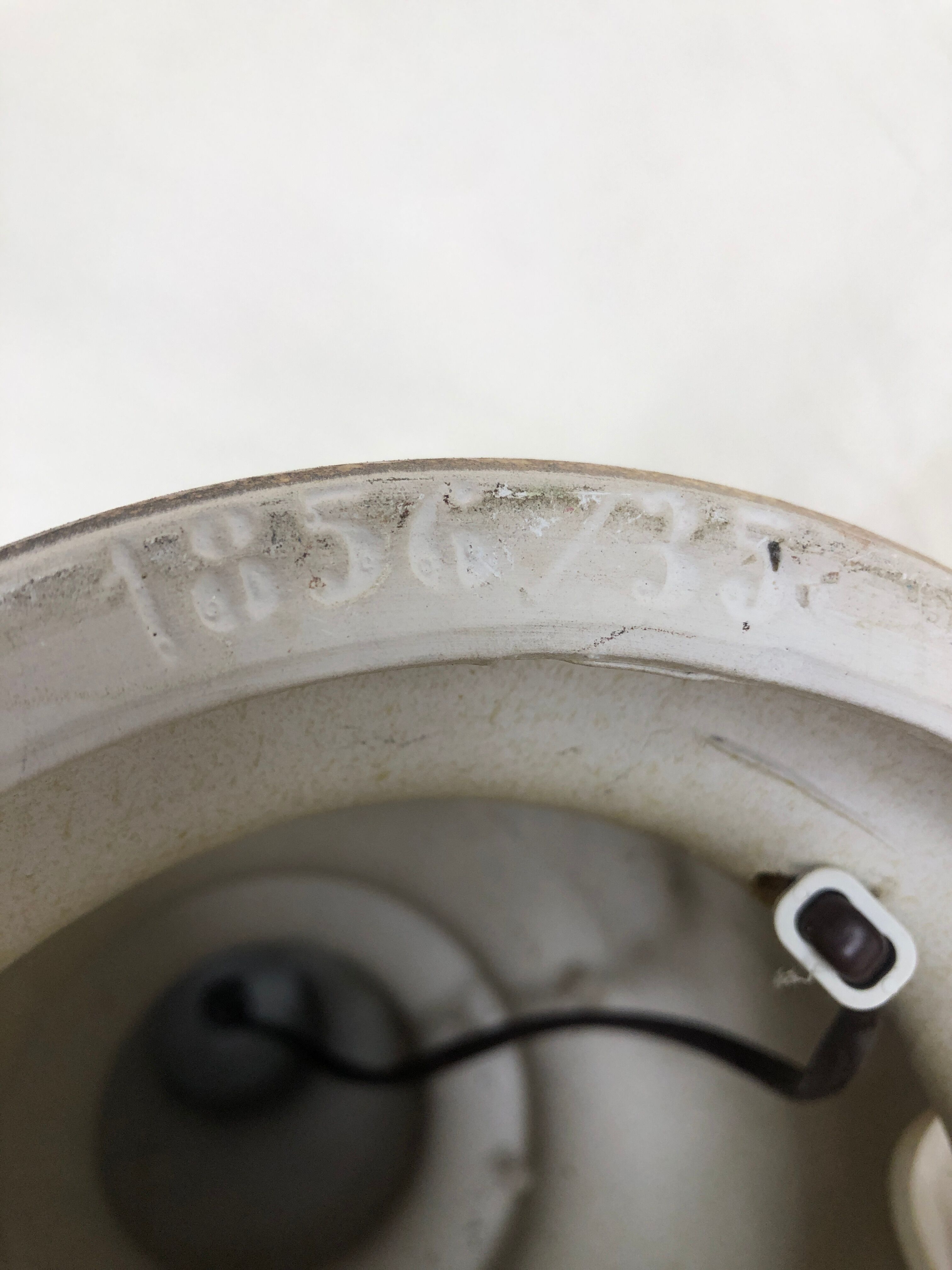 Table lamp West Germany style, ceramic