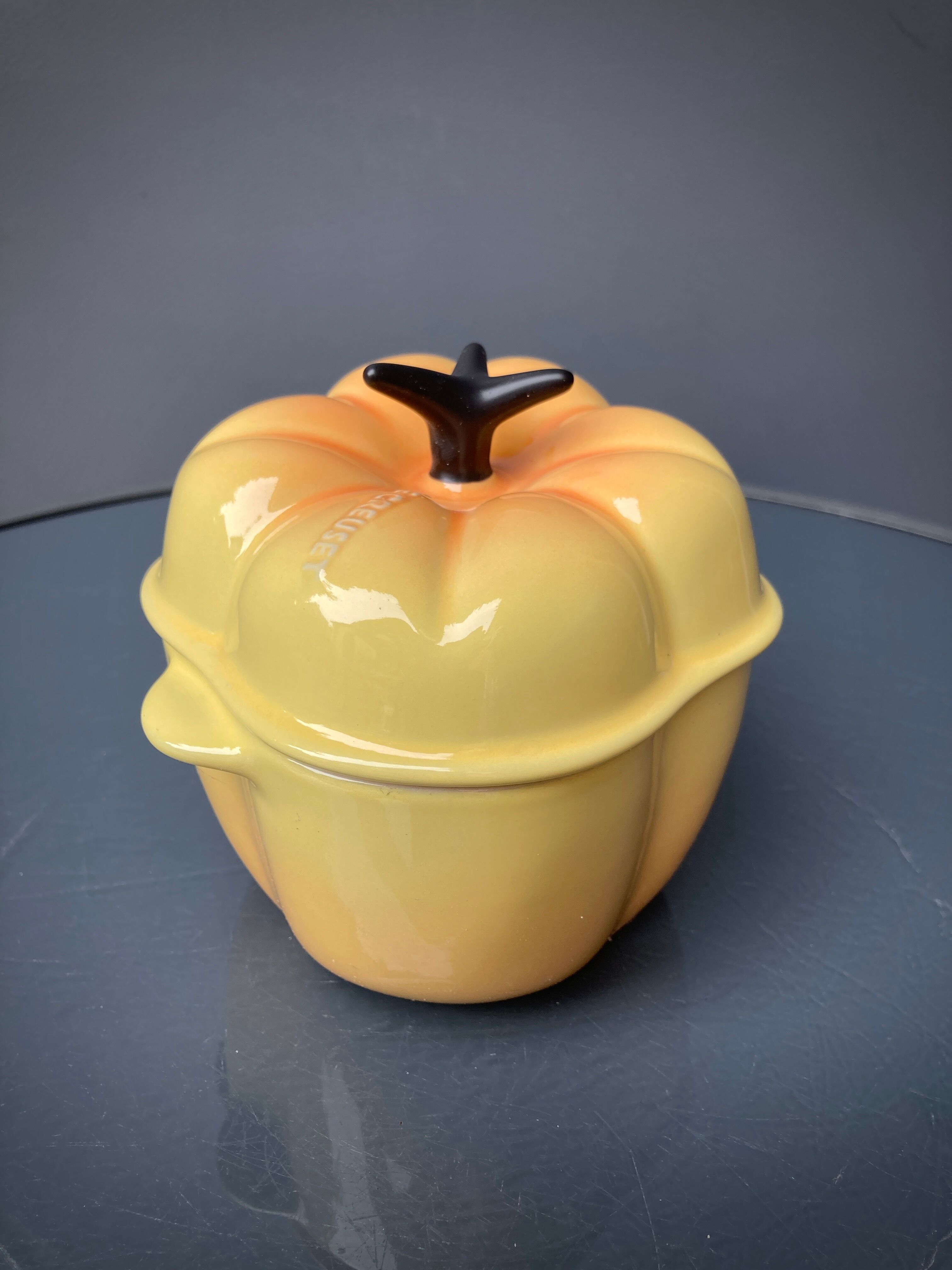 Four Le Creuset ceramic casseroles