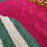 Handwoven Berber rug with traditional colorful patterns, size 150 x 250 cm
