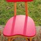 Chaises bitrot " coeur"  rouge