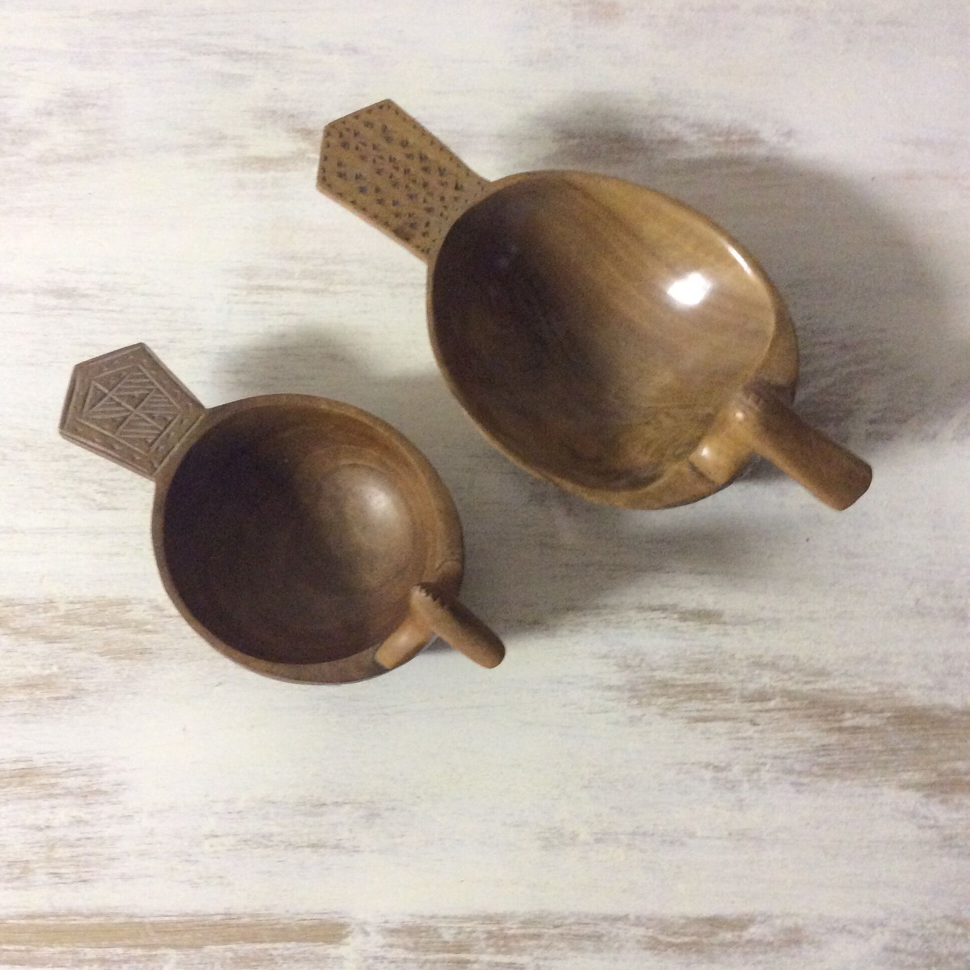 Wooden cups