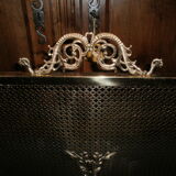 Fire shield fireplace screen