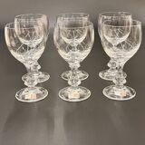 Set of 6 Speigelau crystal glasses