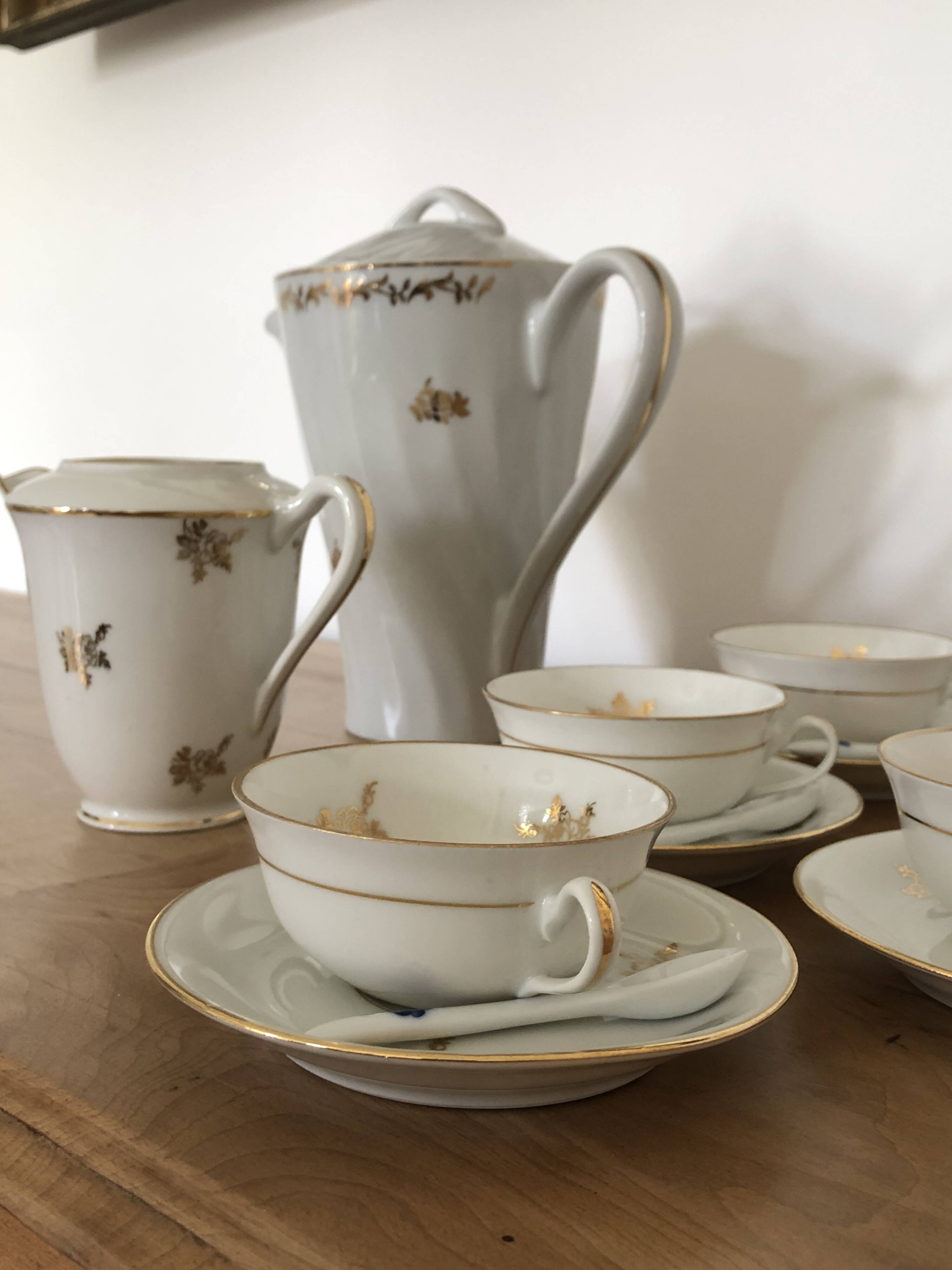 Limoges porcelain tea or coffee service